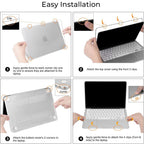 Laptop Protector Case For MacBook Neo 13 inch 2026 With Keyboard Cover Plastic Hard Shell Case For MacBook Neo A3404 Accessories