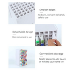 New PVC Art Marker Rack 72/120/180/240 Grids Large Capacity Marker Pen Holder Multi Slots Mark Pen Storage Box Art Tools