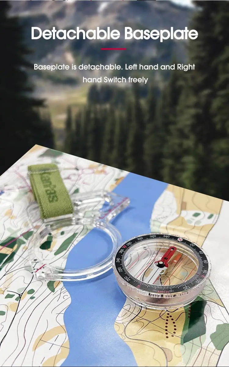 KANPAS Basic Competition Orienteering Thumb Compass, MA-40-FS