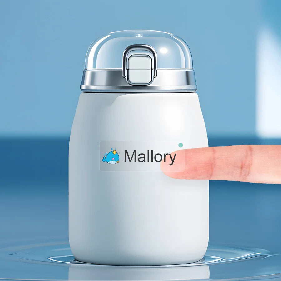 ‌Custom Name Stickers Waterproof - Personalized Labels for School Supplies, Sports Gear & DIY Crafts, Multilingual Kids‌