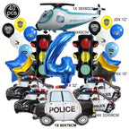 Police Party Plates Napkins Police Birthday Party Tableware Set Police Officer Car Party Decorations Favors Police Theme Party
