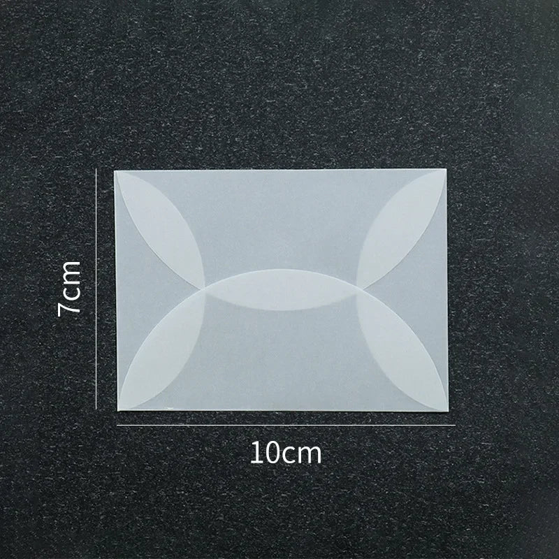 50pcs/lot Blank Translucent Envelope for Invitations Postcards European Giftbox Message Card Letters Business Wedding Envelopes
