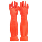 Extended Latex Dishwashing Gloves-Thickened, Tear-Resistant Household Gloves for Kitchen Cleaning,Laundry,Car Washing Labor Work
