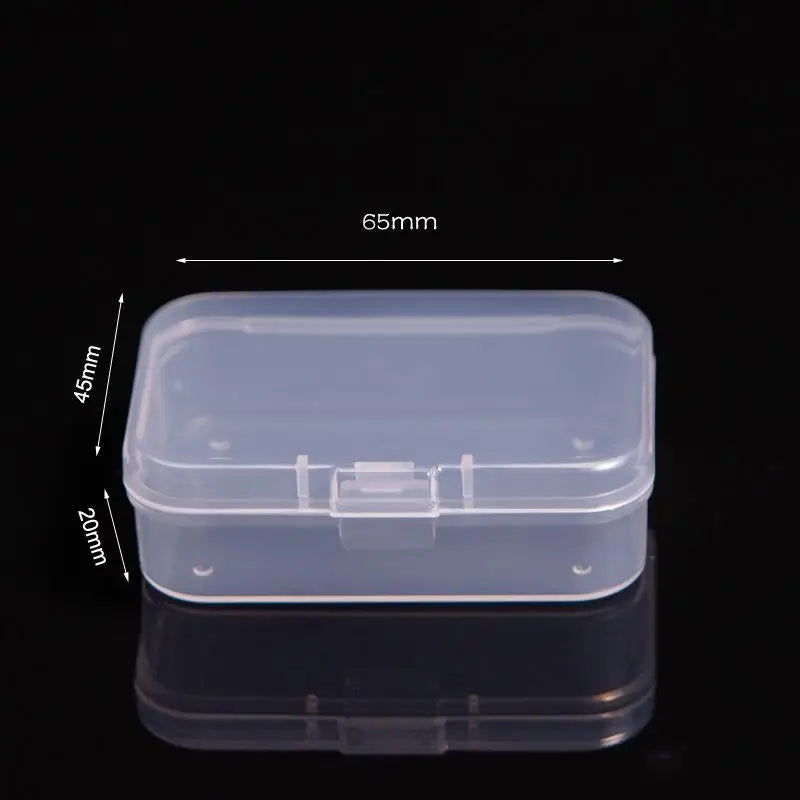 15/24/36/48 Grids Clear Box Thickened Transparent Plastic Jewelry Elastic Band Storage Box Display Organizer Tool Storage Case