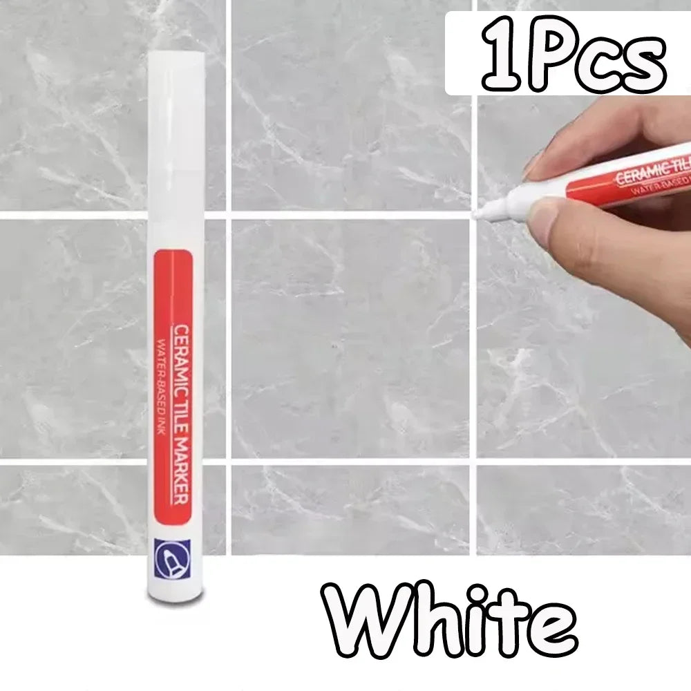 10 Colors 1/2/4/10Pcs Floor Tile Marker Pen Wall Grout Pen Waterproof for Ceramic Kitchen Bathroom Seam Paint Gap Repair Tools