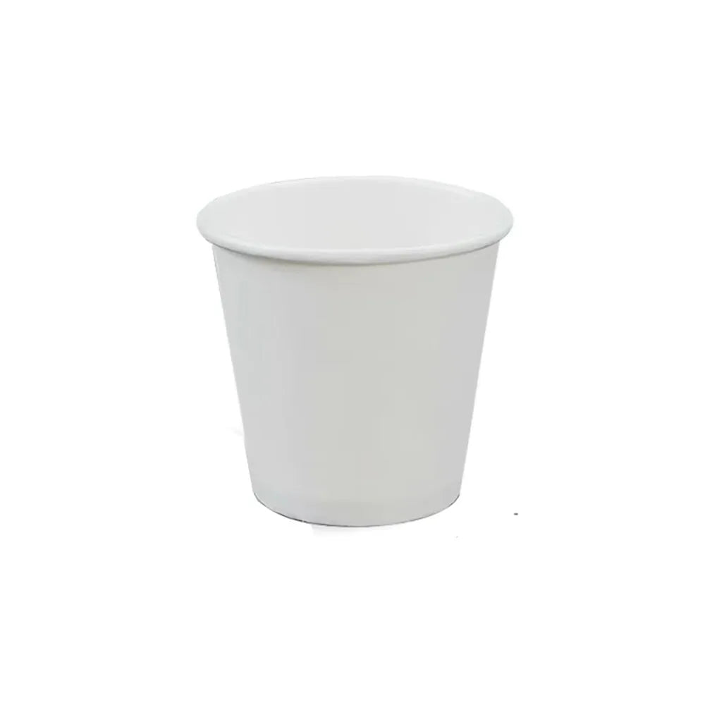 200Pcs 30/60/120/200ml Disposable Paper Cup Thickened Solid Color Paper Coffee Cup Multisize Food Grade Tasting Cup