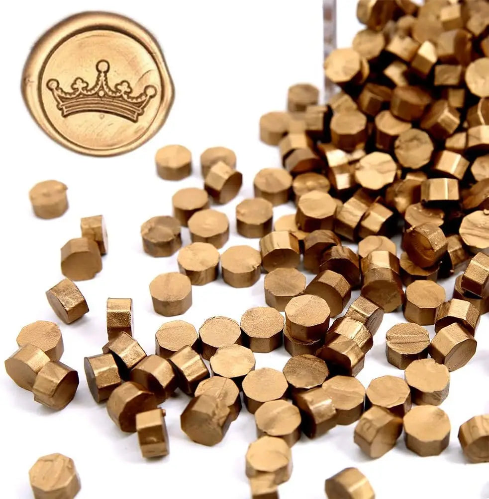 200pcs Octagon Sealing  Wax Beads for Wax Seal Stamp for Scrapbooking Cards Envelopes Wedding Invitations Gift Packaging