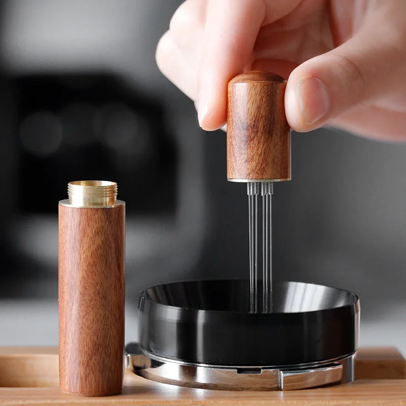Coffee Tamper Needles Tools Espresso Coffee Stirrer Coffee Stirring Tool 6 Needles Cafe Stirring Barista Accessories
