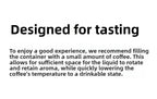 175ml 275ml Hand-Poured Coffee Sensory Smell Taste Cup Heat-Resistant Glass Sharing Jug Transparent European Style Texture De...