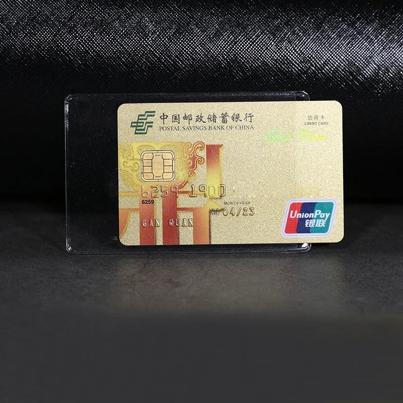 10pcs Travel PVC Cards Holder ID Bus Business Bank Credit Card Holder Transparent Waterproof Cards Protecting Cover Pouch Bag