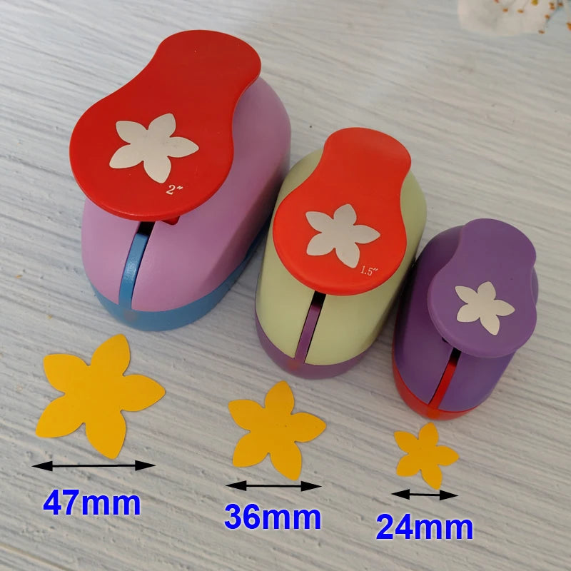 49mm 37mm 2.5cm 1.6cm Sakura Petal Craft Hole Punch Scrapbooking School Paper Puncher EVA Cutting Tool Child DIY Cutter