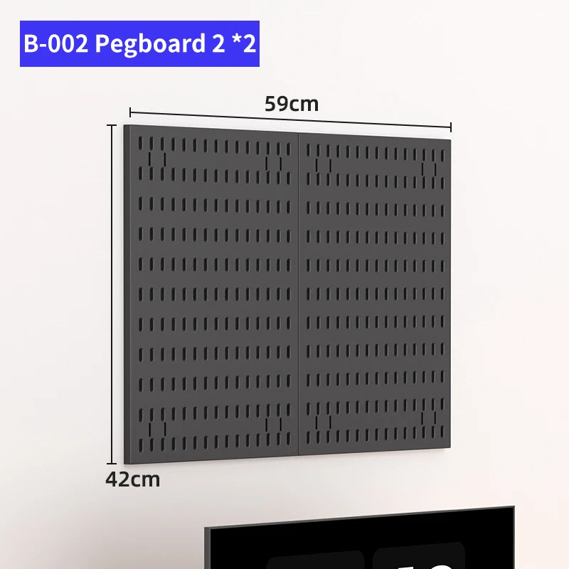 Gaming Gear Pegboard: Wall-Mounted, No-Punch, Study/Gaming Room – Figure Storage & Decor. Abundant Parts, Free Mix