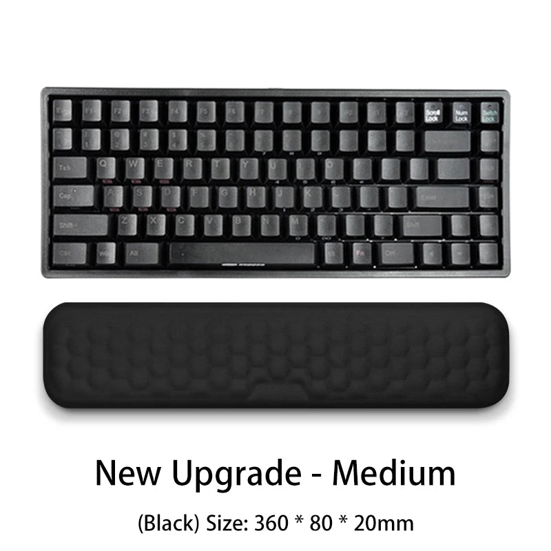 Keyboard Mouse Wrist Protection Rest Pad Ergonomic Office Typing Relax Wrist Memory Foam Mouse Pad PC Computer Laptops Mouse Pad
