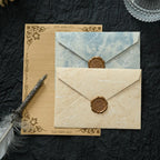 5pcs Gilded Shadow Envelope Channel Style Texture Envelope  For Handwritten Love Letter Birthday Greeting Card Invitation