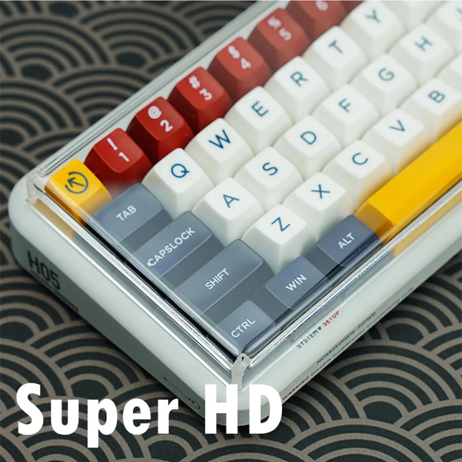 Acrylic Mechanical Keyboard Dust Cover Professional Easy to Use Computer Keyboard Accessories Transparent Protector for Office