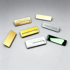Personalized Name Tags Magnetic Name Badges With Logo Medical Pattern Laser Engraved Metal Staff Custom Nameplate
