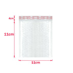 50Pcs Bubble Mailers White Poly Bubble Mailer Self Seal Padded Gift Bag Packaging Envelope Bags Book Shipping Package Bag