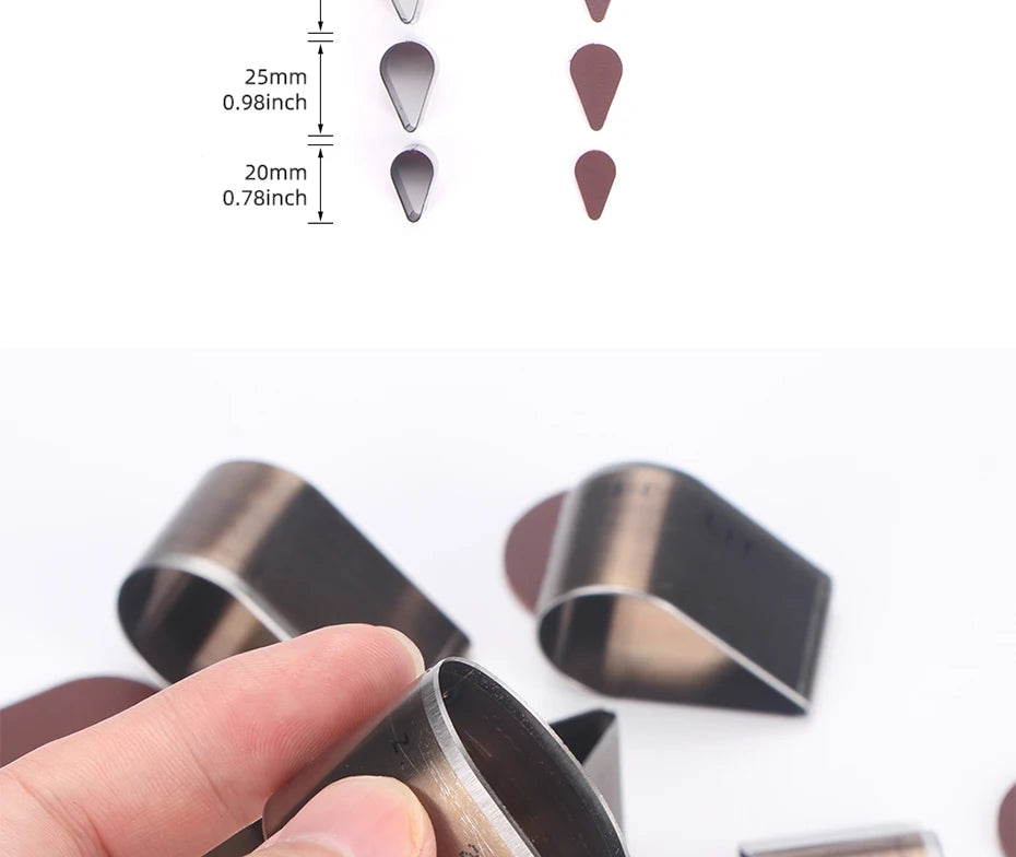 7Pcs Leather Die Cutter Hollow Punching Tool Cutting Mold Punching Die Set for Handmade DIY Leather Craft 20/25/30/35/40/45/50mm