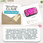 Quick Dry Detail Ink Pad DIY Making Greeting Cards Smearing Stamps Tsukineko VersaFine CLAIR