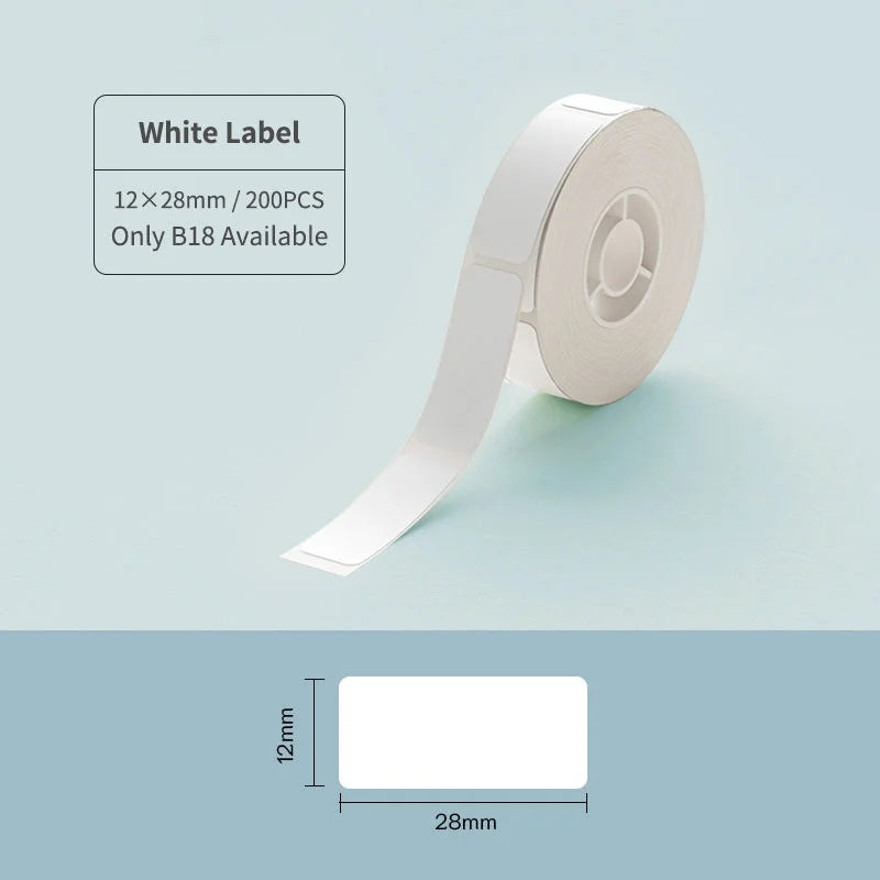 Wireless portable printer color label printer NIIMBOT B18 thermal transfer technology ribbon printing multi-color printing