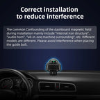 Portable Outdoor Hiking Car Compass Navigation Dashboard Ball Shaped Compass for Boat Vehicle Cycling Direction Pointing Guide