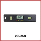 MAKLE 100mm 150mm 200mm digital protractor Angle Finder inclinometer electronic level magnetic bottom Level bubble angle tool