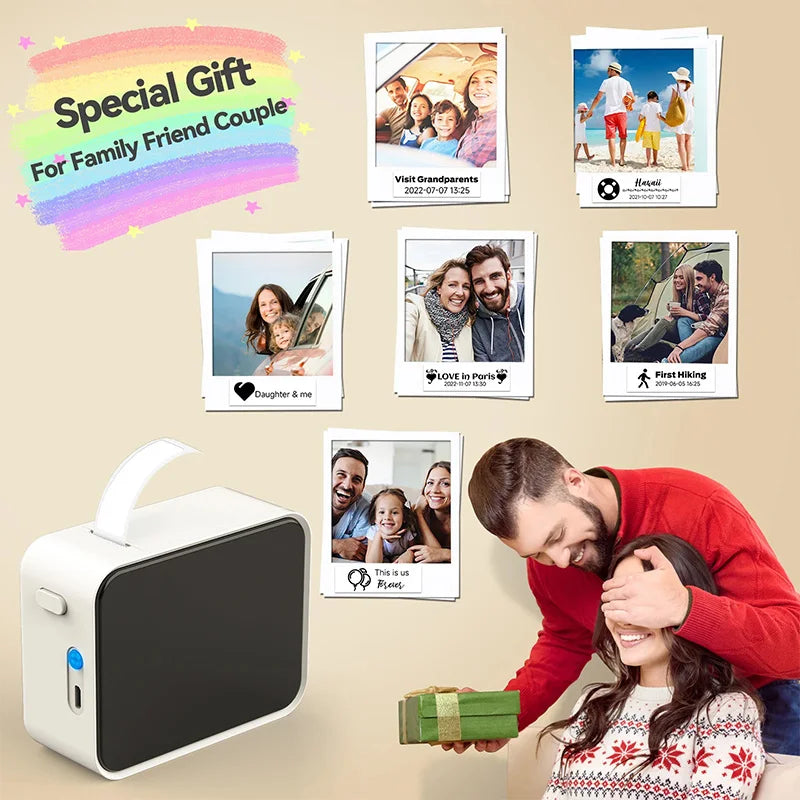 P15 White Label Paper Thermal Label Sticker Self-Adhesive Stickers For Marklife Q30 P12 P15 Mini Portable Thermal Printer 2025