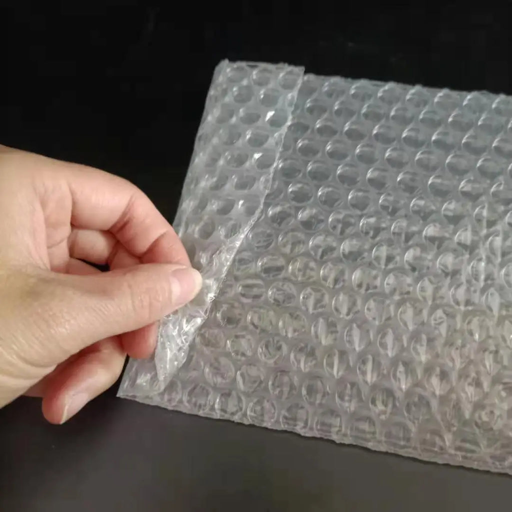 Self-Sealing Plastic Wrap Envelope Transparent Bubble Packing Bags PE Clear Shockproof Packaging Bag Double Film Bubble Bag