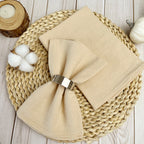 Set of 6 Cotton Cloth Napkins 30x45cm Christmas New Year Decor Fabric Serviette Kitchen Tea Towel Home Wedding Table Decoration