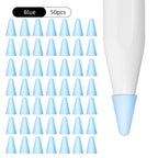 50Pcs/set Tip Cover for Apple Pencil 2nd 1st Generation Nib Case Candy Color Stylus Pen Point Sleeve Silicone Protective Cover