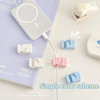 Cable Management Clip For Desk - Simple No-Drill Edge-Mounted Cord Organizer For Charging Cables And Data Wires.