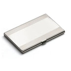 2022 New Waterproof Stainless Steel Business ID Credit Card Holder Luxury Silver Aluminium Case Cover Unisex Card Wallet