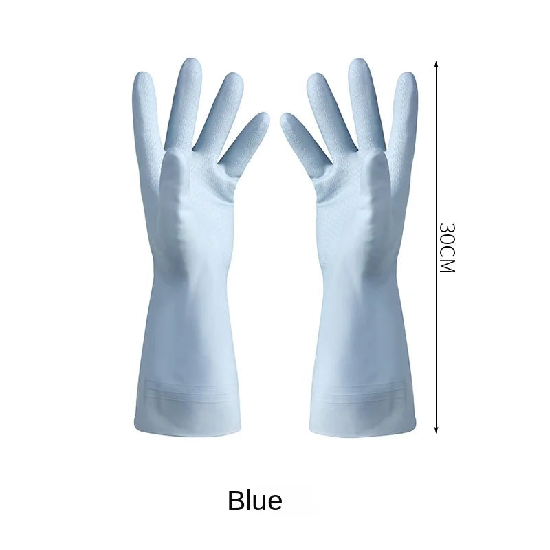 Kitchen Dishwashing Gloves Thickened Durable Waterproof Cleaning Housework Women'S Laundry Latex Rubber Gloves #3342