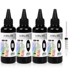 100ml Universal Dye Ink BK C M Y Kit Compatible For HP Canon Epson Brother Deskjet Inkjet Printer Tank Cartridges CISS