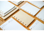 High Quality Ring Binder Notebook A5 Personal A6 A7 A8 Size Insert Refills Loose Leaf Spiral Diary Planner Inner Core 100g Paper