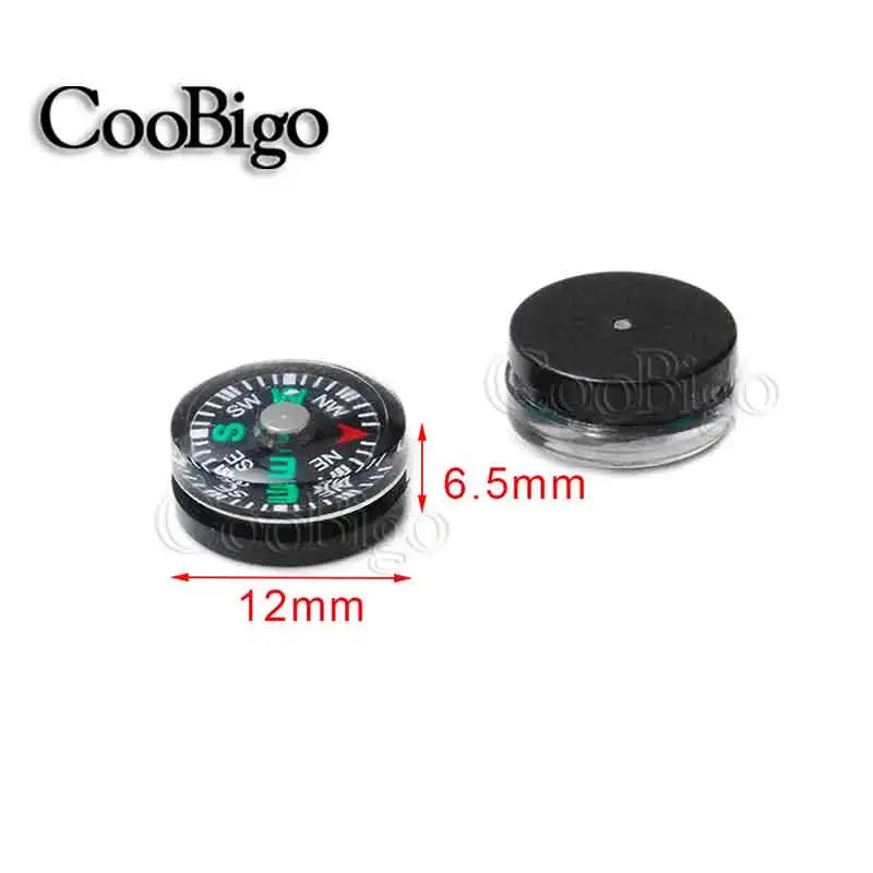 10pcs Paracord Bracelet Compass Portable Handheld Compasses Outdoor Camp Night Fishing Hiking Climbing Survival Navigation Tool