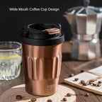 TYESO Vacuum Flasks Thermos Water Bottles 400ml/500ml Stainless Insulated Cup 304 Original Car Tumbler Cold and hot Coffee Mug