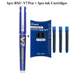 Japan Pilot V5/V7 Gel Pen Straight Liquid Replaceable Ink Cartridge 0.5/0.7mm for Writing School Stationery Office Accessories