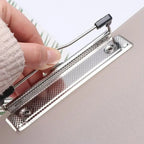 2Pcs Document Folder A6/A5/A4 Clipboard Ticket Bill Holder Hanging Cardboard File Folder Board Notepad Board Writing Pad