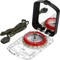 Survival Compass with Sighting Mirror, Adjustable Declination & Clinometer,  Multifunctional Gear for Outdoor Camping Hiking