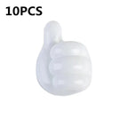 Silicone Thumb Wall Hook Cable Management Wire USB Organizer Clips Wall Hooks Hanger Storage Holder For Kitchen Bathroom Home