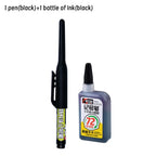 Lot 45mm Waterproof Long Head Nib Deep Hole Markers Pen Tile Carpenter Pen Multi-purpose for Woodworking Black/Blue/Red Ink