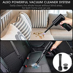 7500mAh Portable Compressed Air Duster Multi Air Blower & Vacuum Cleaner Cordless Duster Blower for Keyboard Computer Cleaning