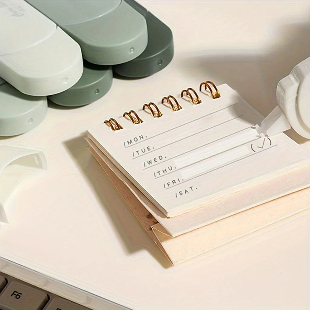 6pcs/set Correction Tape Cute Portable and Compact Belt With Affordable Set Stationery Back to School Office Supplies