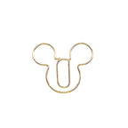 20pcs cartoon gold rose gold Paperclip on Book Paper Creative Paper Clips Students Stationery Office School Binding Supplies