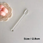 Glass Stirring Rod Moon Star Shape Stir Bar Coffee Cocktail Mixing Sticks Home Party Transparent Aesthetic Cocktail Muddler