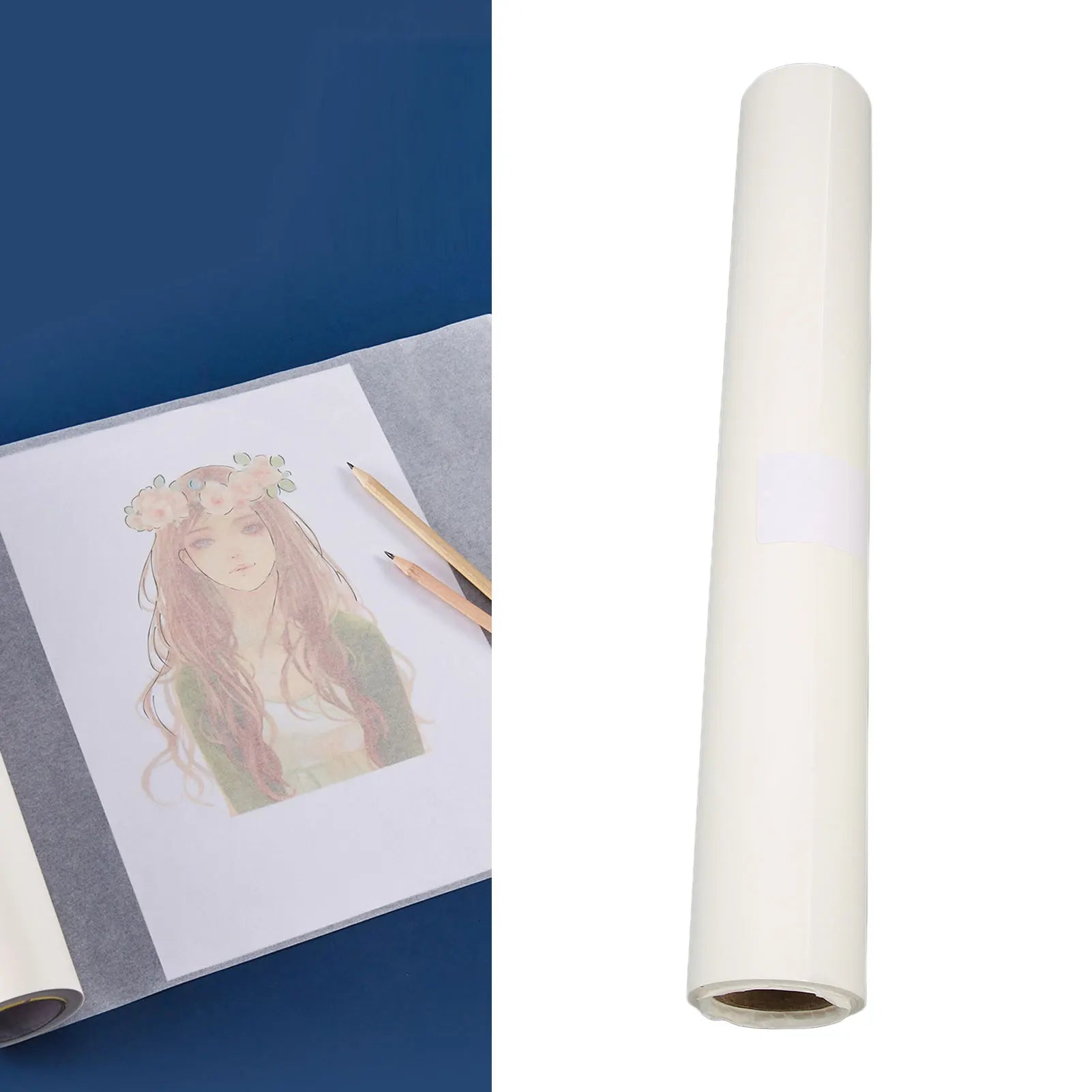 Tracing Paper Roll White High Transparency Pattern Paper for Sewing Dressmaking Sketch Drafting Sewing Pattern Paper