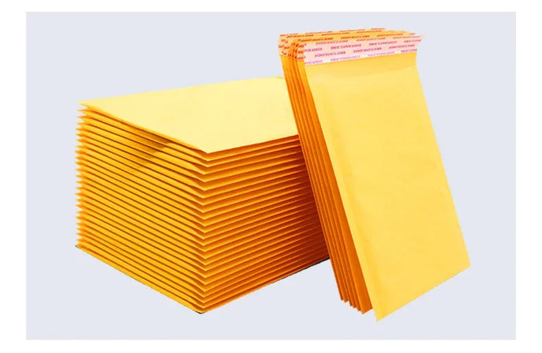 20PCS/Lot Kraft Paper Bubble Envelopes Bags Different Specifications Mailers Padded Shipping Envelope With Bubble Mailing Bag