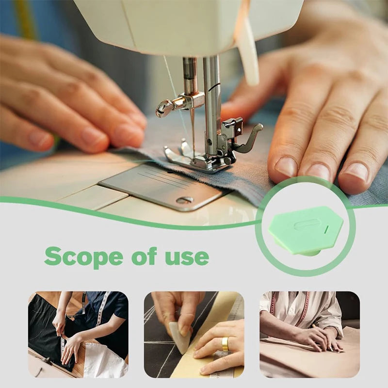 Sewing Magnetic Seam Guide Multifunctional Ruler Hemmer Universal Polygonal Anti-Curling Positioner Sewing Machine Accessories