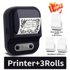 Portable Label Printer Mini Thermal Printe Self-adhesive Inkless 12-58mm Label For School/ Home/ Office/Supermarkets/ Warehouses